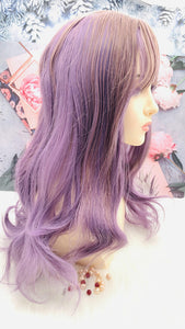 Purple Long Wig for Women