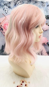 Strawberry Ice Cream Short Wig for Women
