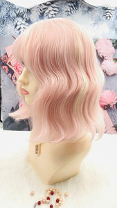 Strawberry Ice Cream Short Wig for Women
