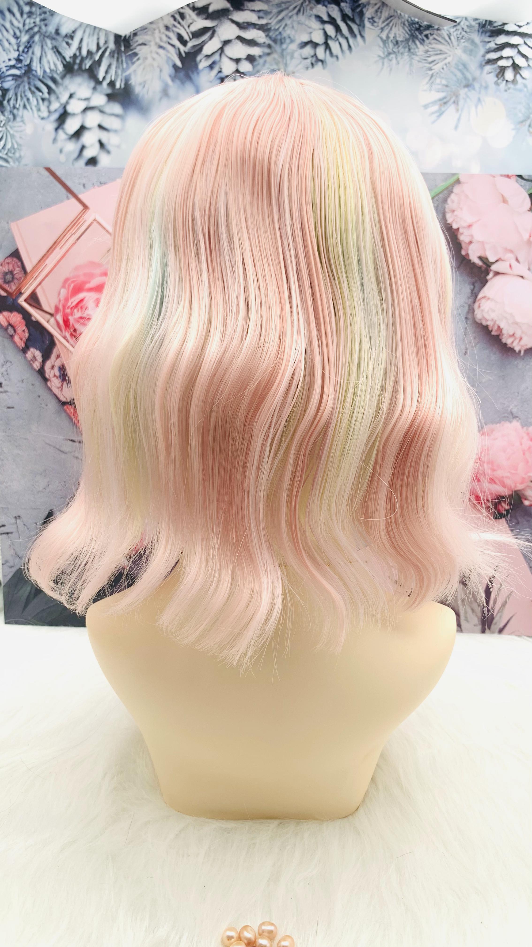Strawberry Ice Cream Short Wig for Women
