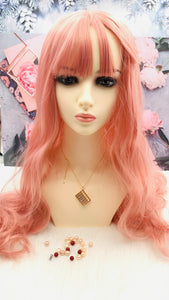 Pink Long Wig for Women