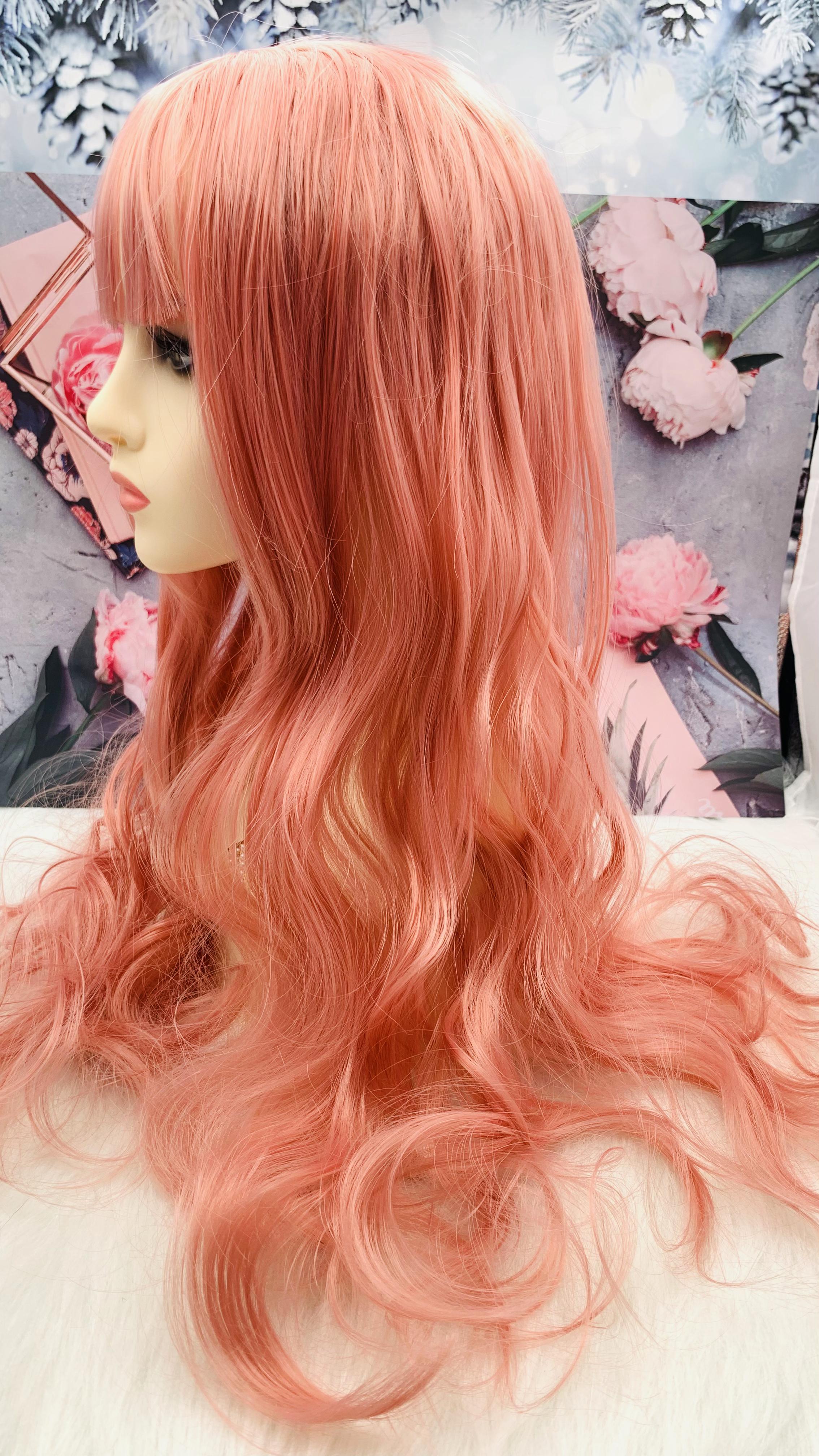 Pink Long Wig for Women