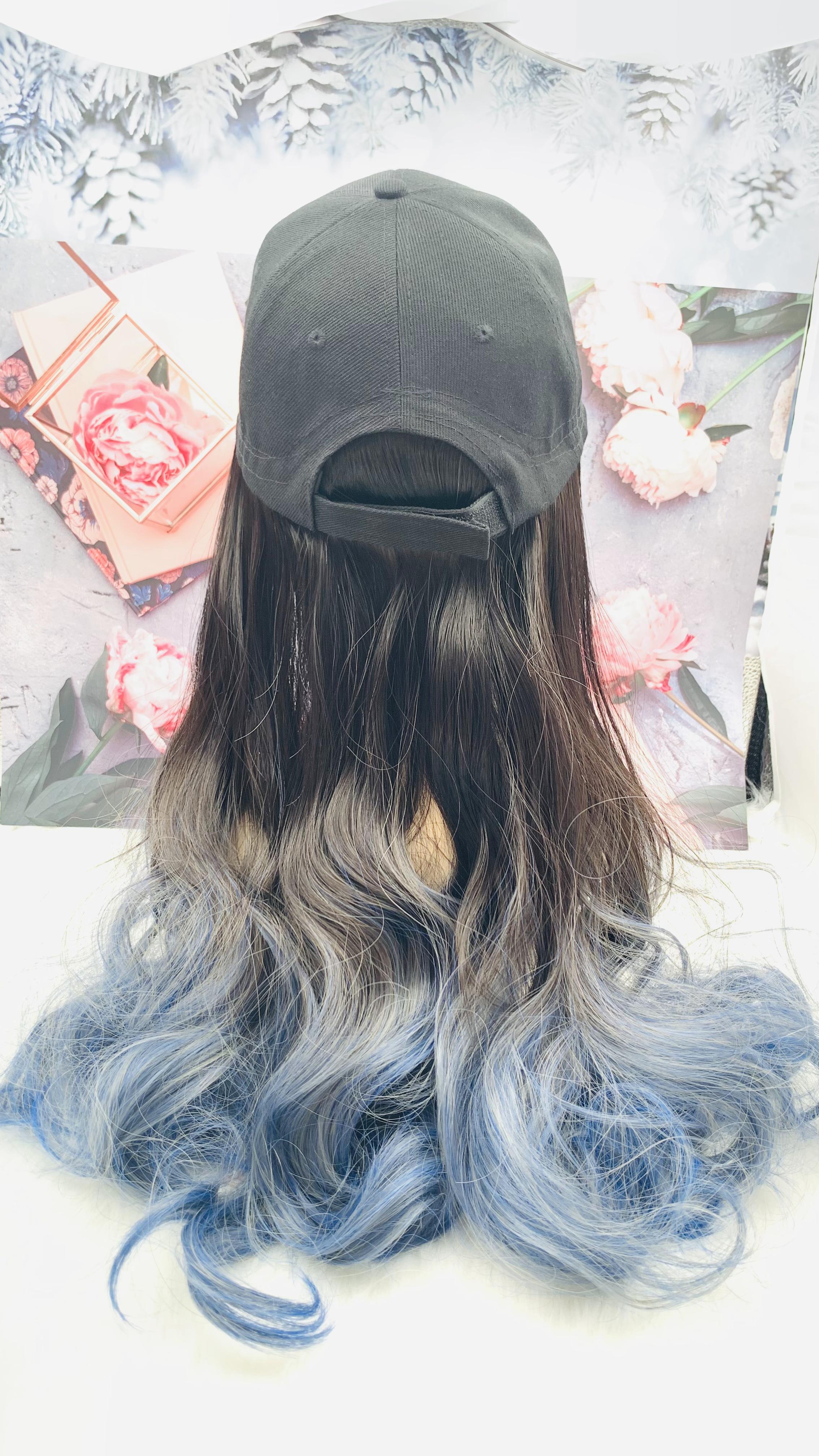 Hat Long Wig for Women