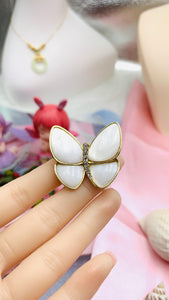 HGSA02 Pearl Shell Brooch for Girl （Butterfly）